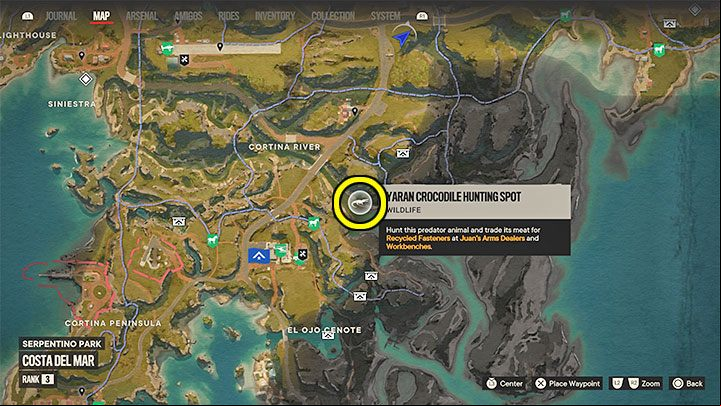 The note included tips on recommended crocodile hunting spots - Far Cry 6: Whos a Good Boy - walkthrough - Yaran stories - Madrugada - Far Cry 6 Guide