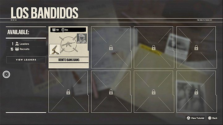 When you first interact with a Los Bandidos board, you will be able to choose only one operation - Far Cry 6: Los Bandidos Operations - Basics - Far Cry 6 Guide