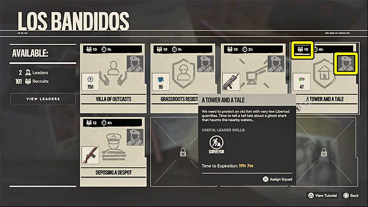 Each operation has two requirements - Far Cry 6: Los Bandidos Operations - Basics - Far Cry 6 Guide