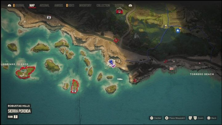 Subregion: Sierra Perdida - Far Cry 6: A Rising Tide - Treasure Hunts (El Este) - El Este - Far Cry 6 Guide