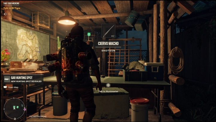 Camp Development Award: Hunter's Lodge Rank 2 - Far Cry 6: Shotguns, Unique weapons - list - Unique weapons - Far Cry 6 Guide