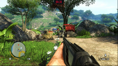 You must, absolutely, reach the marked area by car - Saving Oliver - Main missions - Far Cry 3 - Game Guide and Walkthrough
