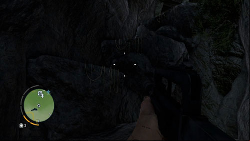 Inside, climb ledges overgrown with vines - The Southern Island - North-eastern part - Cult Objects - Far Cry 3 - Game Guide and Walkthrough