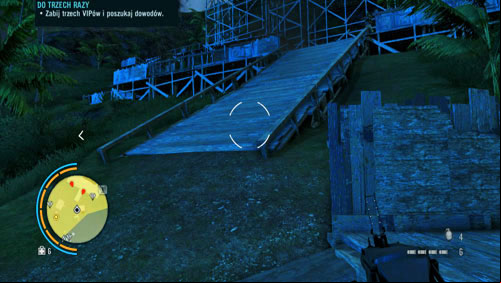 After you kill and search the first one of your targets, climb the stairs into the upper floor of the temple - Triple Decker - Main missions - Far Cry 3 - Game Guide and Walkthrough