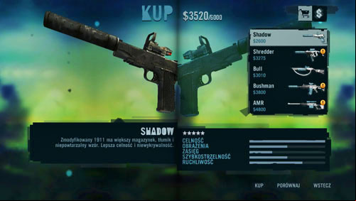 Apart from the regular weapons ,which you unlock as you progress in the game, there are seven weapons that will be added to the shop's stock, after you meet certain requirements - Special weapons - Far Cry 3 - Game Guide and Walkthrough