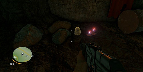 While on the Prison Break-In mission once you obtain the key from the camp operator, you will have to enter the cave - The Northern Island - South-western part - Cult Objects - Far Cry 3 - Game Guide and Walkthrough