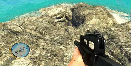 Go over to the left side of the statue that you can see from the top, and take the descent shown in the screenshot - The Northern Island - South-western part - Cult Objects - Far Cry 3 - Game Guide and Walkthrough
