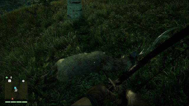 Bodies of dead animals which you can use to collect their skins are marked on the mini-map with a grey X mark. - Hunting - The Basics - Far Cry 4 - Game Guide and Walkthrough