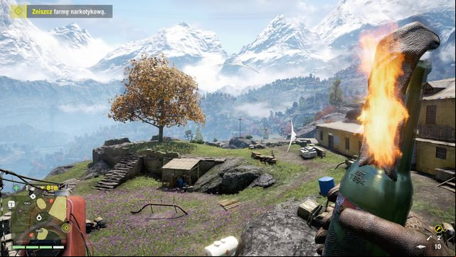 You may as well just throw the Molotov cocktails while making a flight above the plantation in a buzzer however you need to watch out for the accurate eye of the sniper. - Burn it Down (choosing Sabal) - Main Quests - Far Cry 4 - Game Guide and Walkthrough