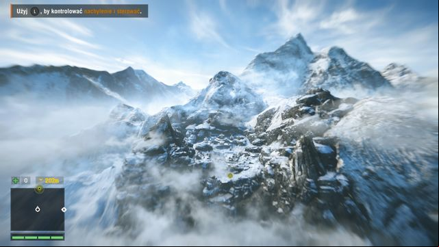 Slightly guide your character while falling to hit the ground where you need to be. - Death From Above - Main Quests - Far Cry 4 - Game Guide and Walkthrough