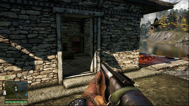 In a small shrine by the lake - Northern and north-eastern Kyrat - Mani Wheels - Far Cry 4 - Game Guide and Walkthrough
