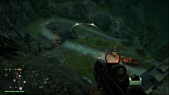 Before your next step eliminate the snipers first. - The Sleeping Saints - Main Quests - Far Cry 4 - Game Guide and Walkthrough