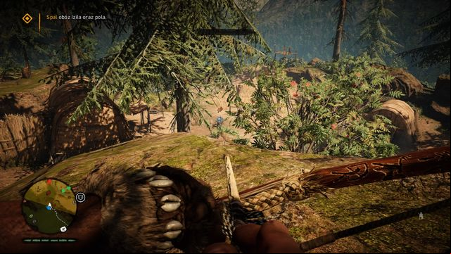 From above you will have a perfect view over the camp. - The Blaze (Roshani) - Walkthrough - Far Cry Primal - Game Guide and Walkthrough