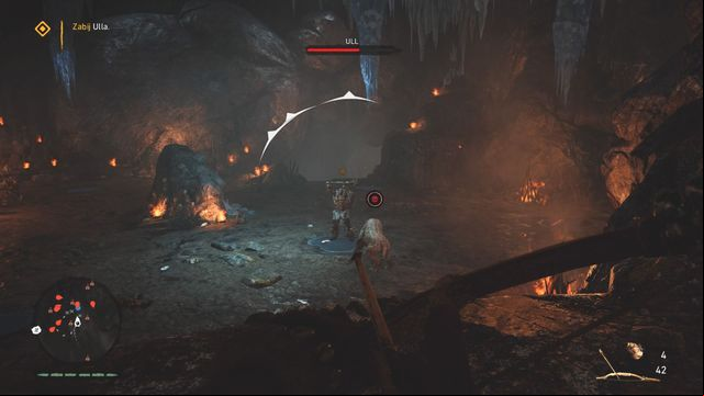 When Ull stands right under an icicle, shoot it. - Udam Land - Walkthrough - Far Cry Primal - Game Guide and Walkthrough