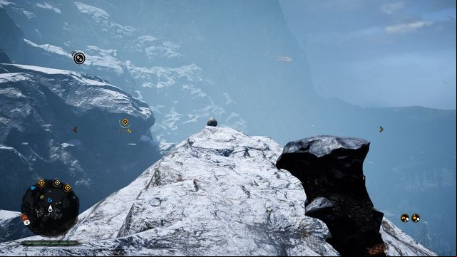 You can reach it place when you jump a bit down near the claw point, to a ledge - Daysha Hands 11-20 - Northern Oros - Far Cry Primal - Game Guide and Walkthrough