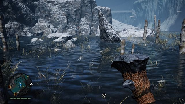 Underwater, between logs - Daysha Hands 20-28 - Northern Oros - Far Cry Primal - Game Guide and Walkthrough