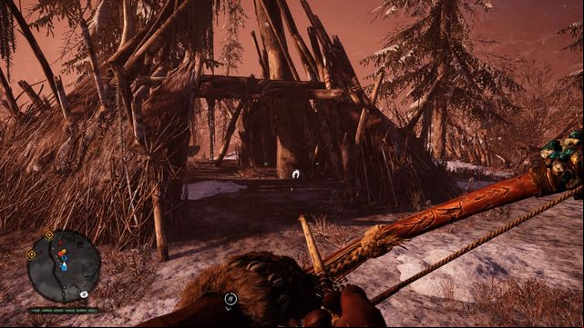 Inside the makeshift hut - Daysha Hands 20-28 - Northern Oros - Far Cry Primal - Game Guide and Walkthrough