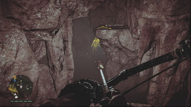 The cave is vast, but you can get lost in just one place - when you reach the flooded grotto where the way through is blocked by vines - Daysha Hands - Southern Oros - Far Cry Primal - Game Guide and Walkthrough