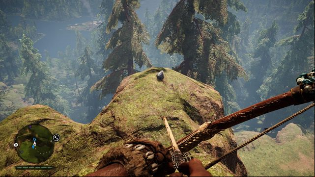 On a rock, near the edge, in the upper part of this area - Daysha Hands - Southern Oros - Far Cry Primal - Game Guide and Walkthrough