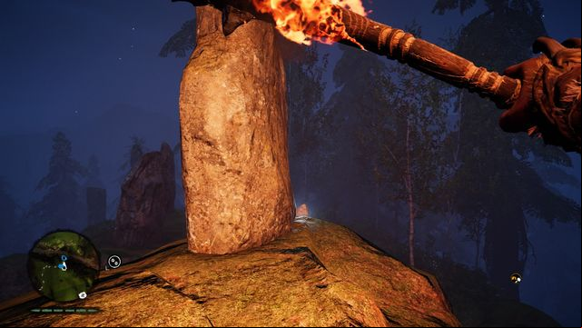 In the upper part, behind a large rock - Daysha Hands - Southern Oros - Far Cry Primal - Game Guide and Walkthrough