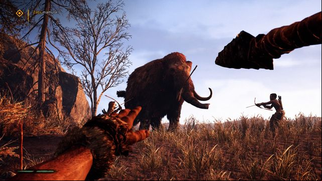 Aim and throw your spear to kill the animal. - Prologue - Walkthrough - Far Cry Primal - Game Guide and Walkthrough