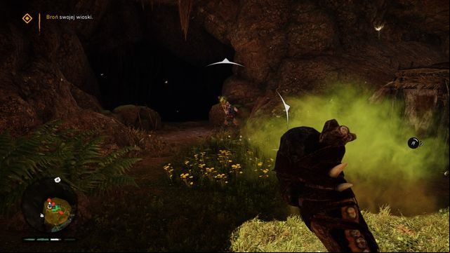 Watch out for the poison and spears thrown at you. - Udam Village Attack - Walkthrough - Far Cry Primal - Game Guide and Walkthrough