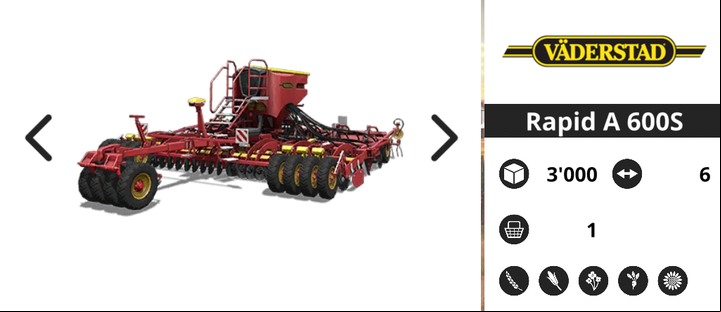 A big planting vehicle can be useful if your tractor is powerful enough - Agricultural machinery | Machines - Machines - Farming Simulator 18 Game Guide