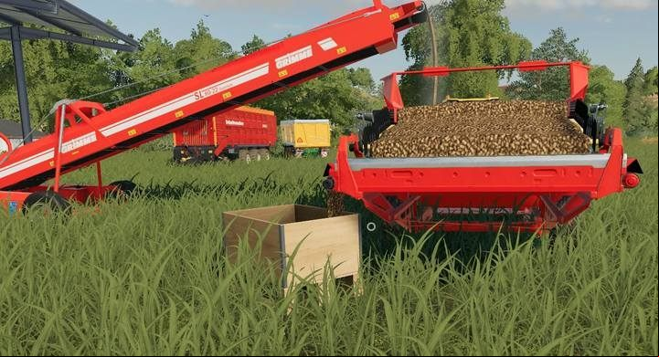 Grimme RH 24-60 is an additional component for your belt system - Farming Simulator 19: Belt system - how does it work? - FAQ - Farming Simulator 19 Guide and Tips