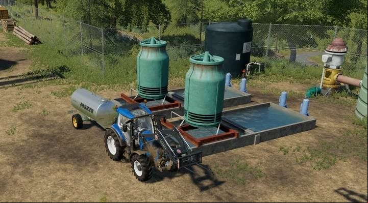 One of the tanks at the purchase. - Farming Simulator 19: Water - where to get? - Husbandry - Farming Simulator 19 Guide and Tips