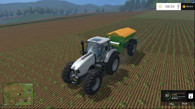 Darker soil means that the place was sprayer/fertilized and will bring bigger crop. - Growing plants - preparation, harvest and selling - Basics - Farming Simulator 15 Game Guide