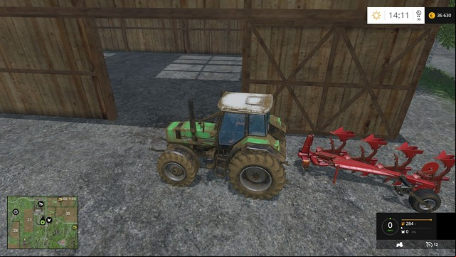 You will find a plow somewhere on your farm. - ing fields - Basics - Farming Simulator 15 Game Guide