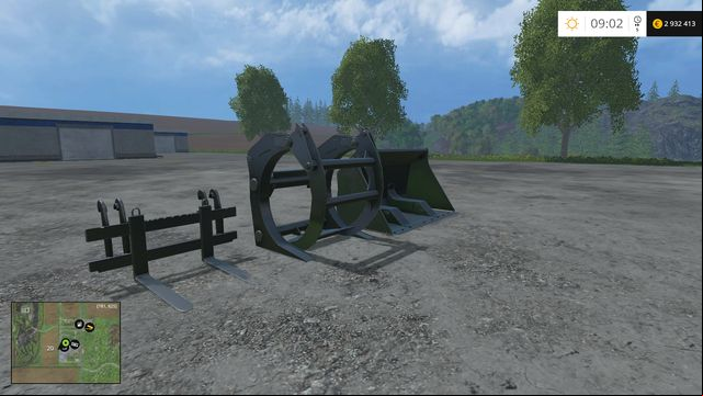Available tools - Wheel loader - Machines - Farming Simulator 15 Game Guide