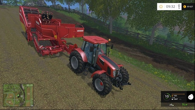 The width of this harvester considerably slows down the process. - Sugar beets and potatoes - Plants - Farming Simulator 15 Game Guide