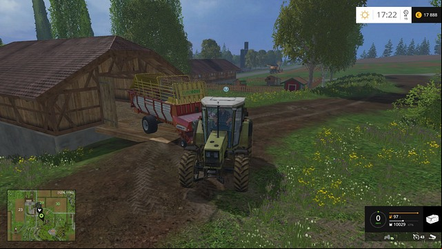 To sell grass/hay/straw, you have to drive to the shop and unload the trailer. - Grass, hay, straw - Plants - Farming Simulator 15 Game Guide
