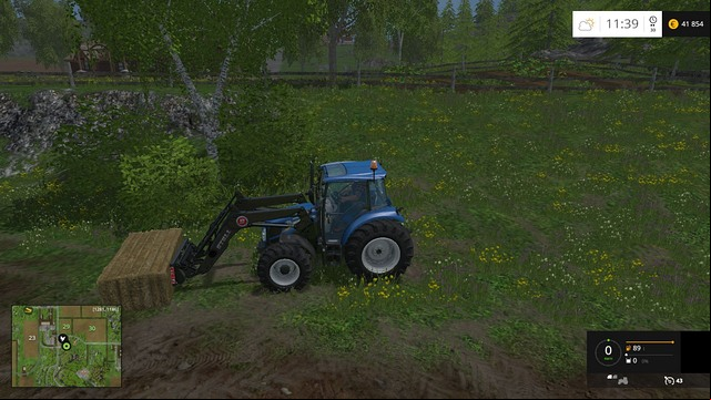 To transport bales, you will need a front loader. - Grass, hay, straw - Plants - Farming Simulator 15 Game Guide
