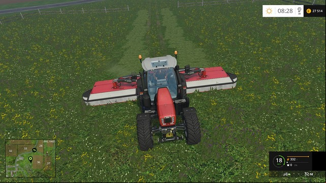 When having the best available mower, the task will take you three minutes maximum. - Mowing - Plants - Farming Simulator 15 Game Guide