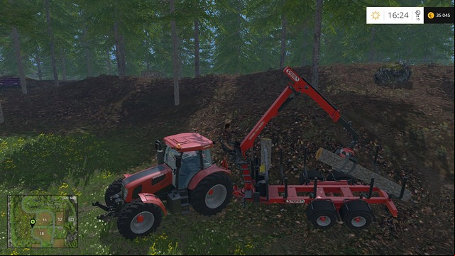 Learning to operate the crane requires some time. - Woodcutting - Other - Farming Simulator 15 Game Guide