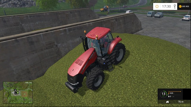 A tractor will do just fine to press the chaff. - Biogas - a profitable business - Other - Farming Simulator 15 Game Guide