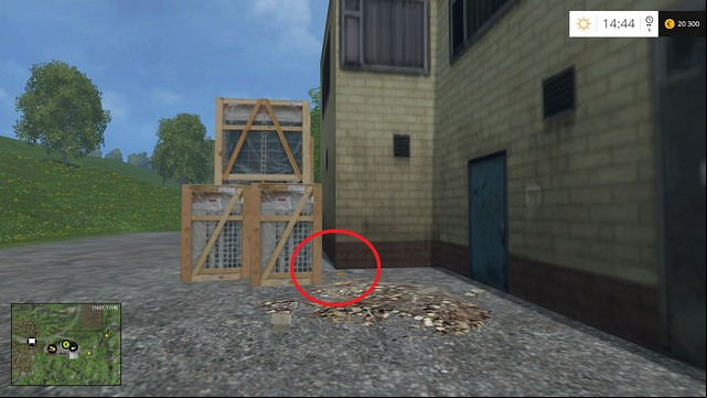 Behind the gas station, near some crates - Section G - coins 90 - 100 - Gold Coins - Farming Simulator 15 Game Guide