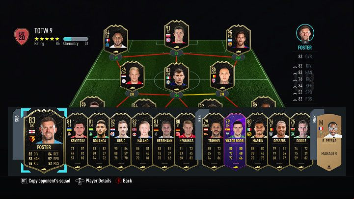 LP - Team of the Week 9 (TOTW) - FIFA 20 Ultimate Team - Team of the Week - FIFA 20 Guide