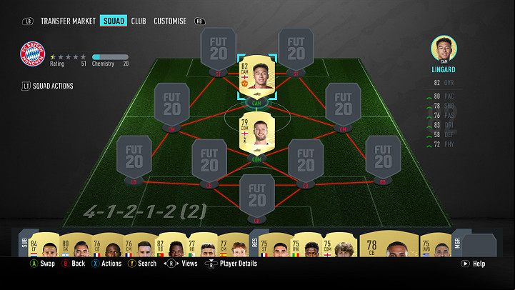 A player who has the required connections with the rest of the squad will have 10 chemistry only when placed in his designated position - How to achieve perfect chemistry in FUT 20, FIFA 20 Ultimate Team? - FIFA 20 Ultimate Team - FIFA 20 Guide