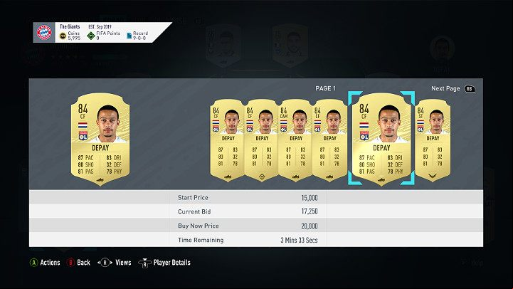 You should check the market prices of owned players - Trading basics in FUT 20, FIFA 20 Ultimate Team - FIFA 20 Ultimate Team - FIFA 20 Guide