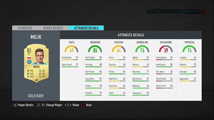 Arkadiusz Milik is another Italian League footballer and a club colleague of Piotr Zielinski, who is also listed in this section - FUT 20, FIFA 20 Ultimate Team - the Best Polish players - Best players in FUT - FIFA 20 Guide