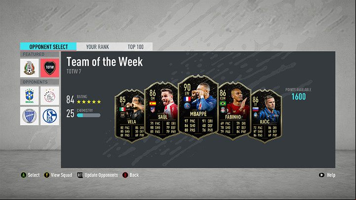 1 - Team of the Week 7 (TOTW) - FIFA 20 Ultimate Team - Team of the Week - FIFA 20 Guide