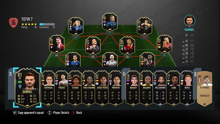 LP - Team of the Week 7 (TOTW) - FIFA 20 Ultimate Team - Team of the Week - FIFA 20 Guide