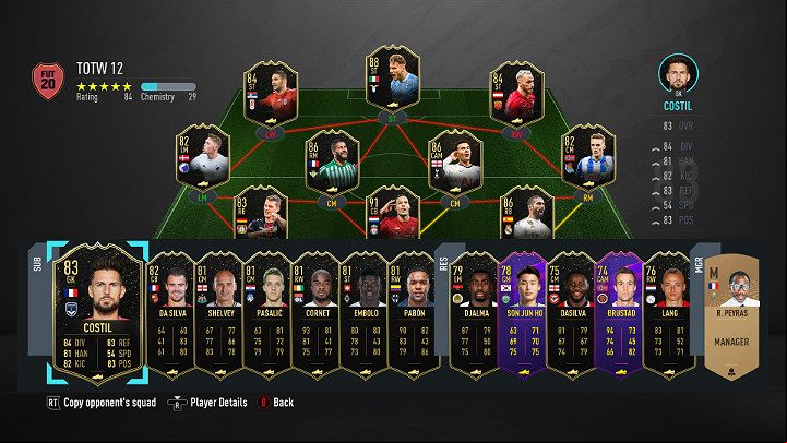 LP - Team of the Week 12 (TOTW) - FIFA 20 Ultimate Team - Team of the Week - FIFA 20 Guide