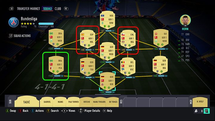 The green shield icon indicates that a player has a loyalty bonus - you can find this icon in the lower bottom part of the player's card - FUT 21: Team chemistry - how to achieve? - FIFA Ultimate Team - FIFA 21 Guide