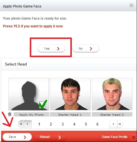 Save the changes that you have made and take to creating the player which you will then grant with the face that you have created - The Game Face function - Virtual clubs - FIFA 14 - Game Guide and Walkthrough