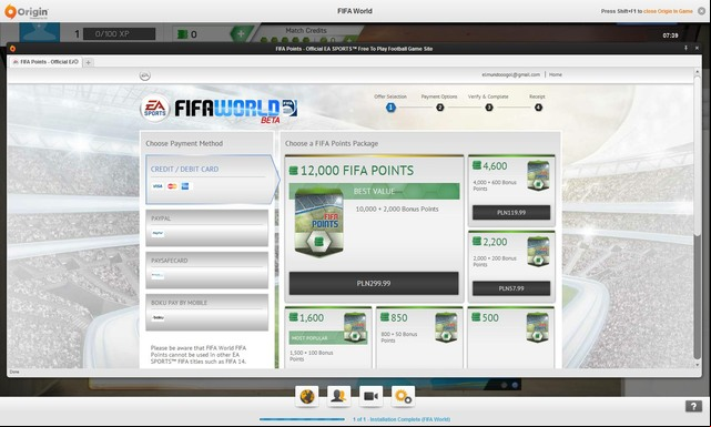 The more the better - a simple rule when buying FIFA Points - FIFA Points - FIFA World - Game Guide and Walkthrough