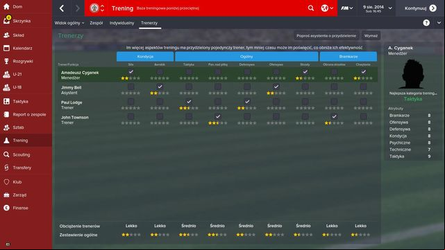 Training the coaches is a very important part of improving the training staff - the better their training parameters, the more effective they can train their ward - Coaches - Football Manager 2015 - Game Guide and Walkthrough